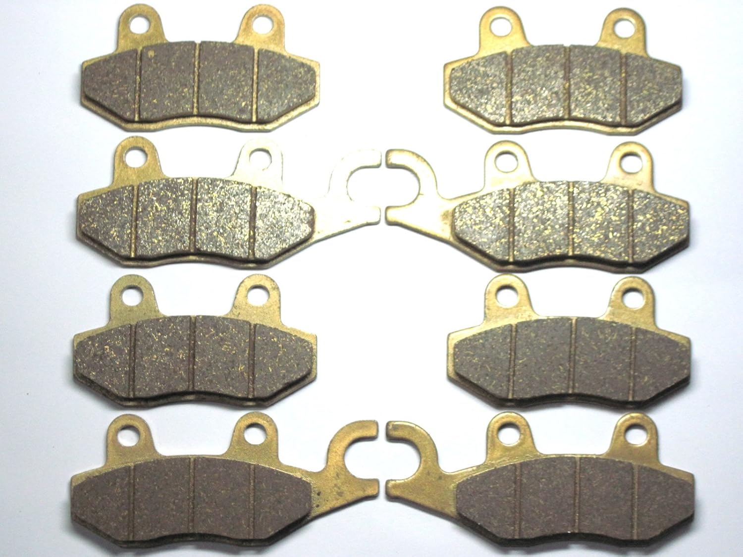 Master Chen Front Rear Brake Pads Brakes for Yamaha Rhino