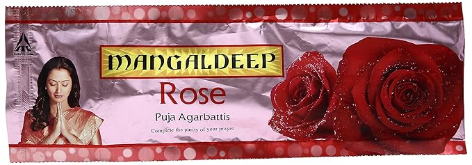 Mangaldeep Rose Flexi Hb Agarbatti - 25 Sticks