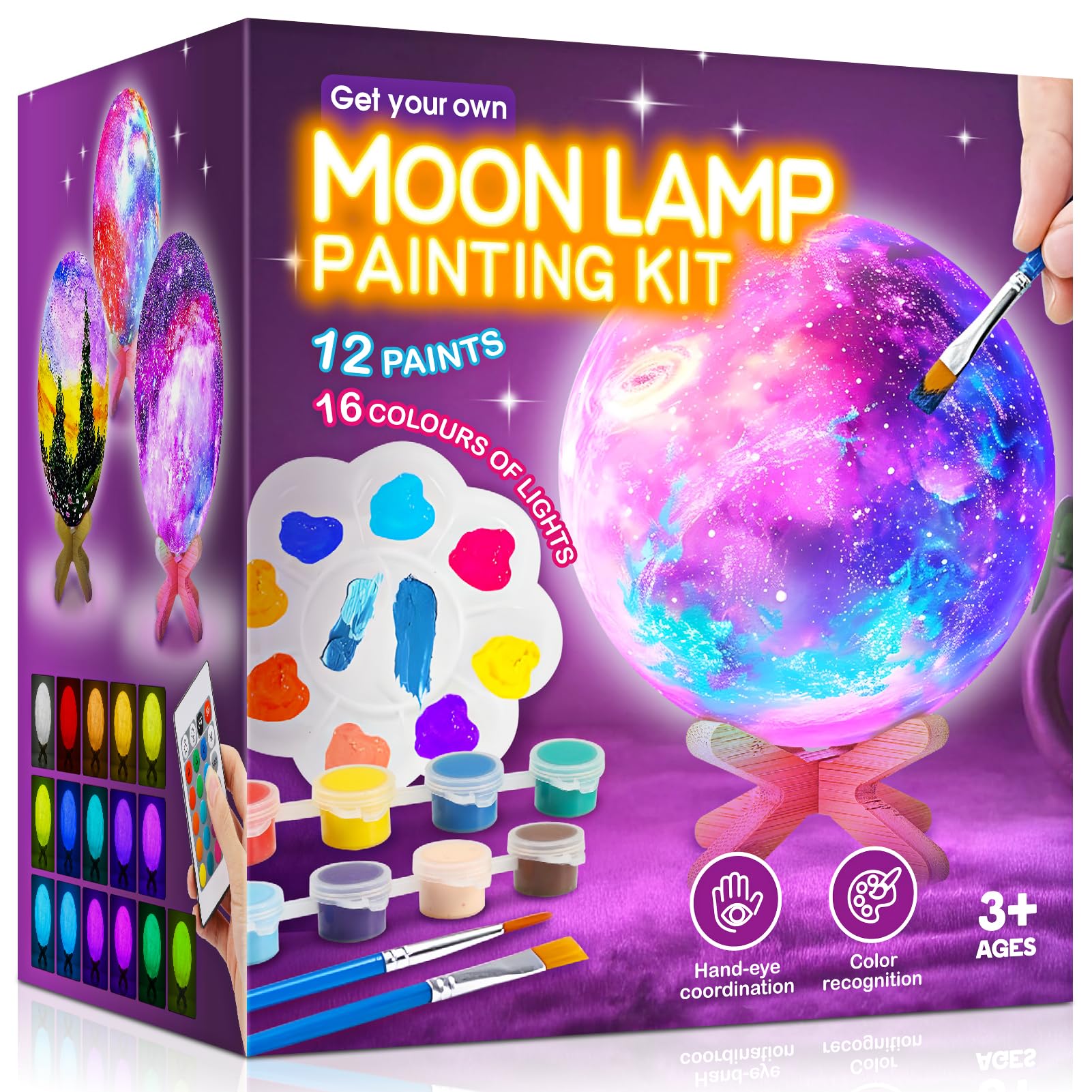 Toyzey Craft Set Children from 6 7 8 9 10 Years, Gifts Girls 10 11 12 Years, Moon Lamp Craft Girls 6-12 Years, Night Light for Children, Toys from 5-12 Years, Boys, Halloween, Birthday Gift