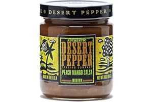 Desert Pepper Peach Mango Salsa, Medium, 16-Ounce