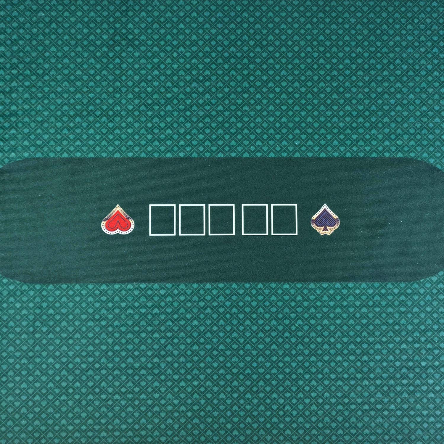 BALIKEN Texas Holdem, Blackjack, Flannel, Waterproof and dustproof Professional Gambling Tablecloth, 108 X56 Inch,Washable and ironable 【12 Months Warranty】 (Green#3)