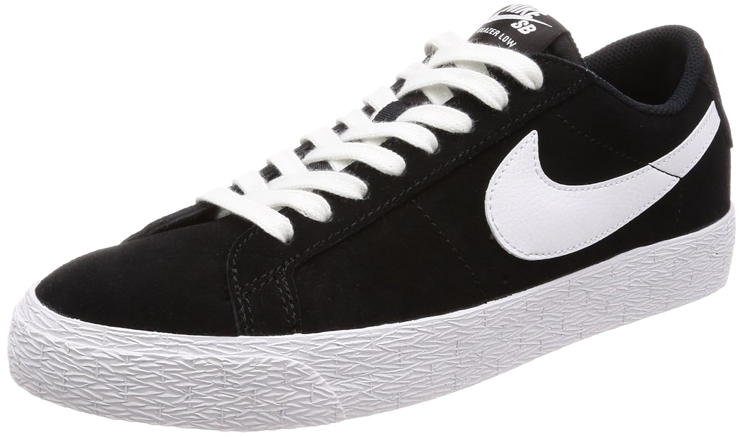 nike sb blazer zoom low black white