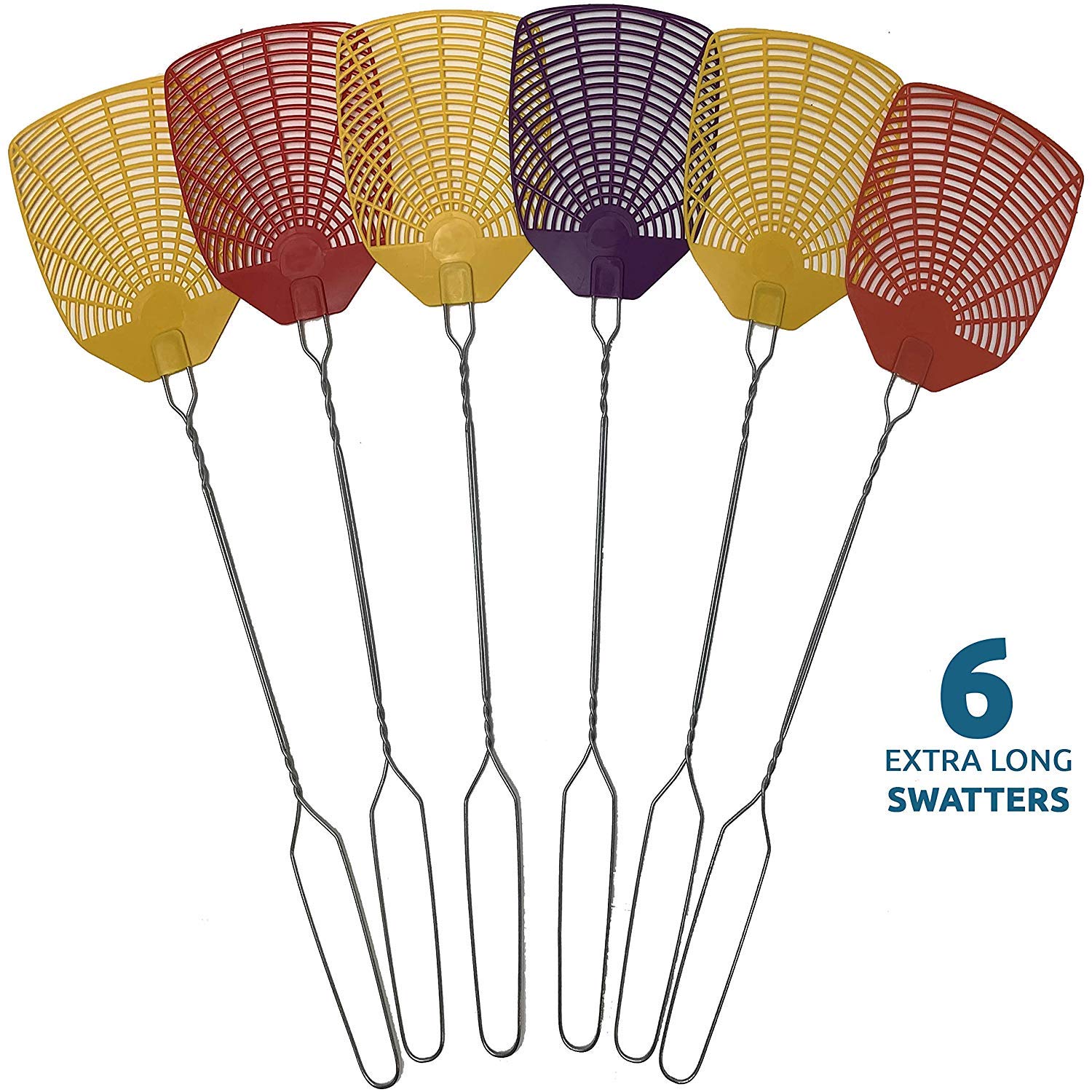 PIC Bug & Fly Swatter Extra Long Handle Fly Swatters