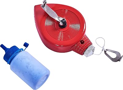 Amtech G3750B 2 Piece 30m 100ft Chalk Line Kit DIY Tool