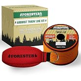 FORESTER Arborist Throw Line Kit | Throw Weight &amp; 166ft Rope | Ultra Slick 100% Polyester Rope | Arborist Equipment for Tree Climbing