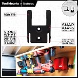 StealthMounts Red Tool Mounts for M18 Tools 4 Pack Wall Holders UK Made view 5