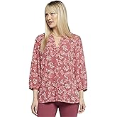 NYDJ womens Pintuck Blouse