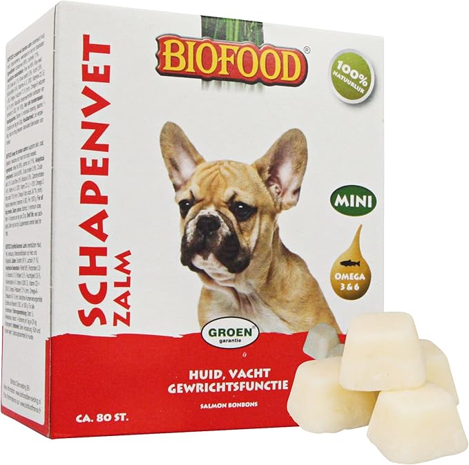Biofood SchaffettBonbons mit Lachs für Samtig glänzendes Fell und