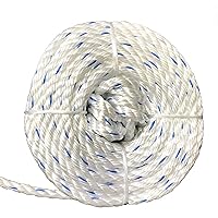 2 Pack Of 1/4\" X 100' Lead Rope & 5\"X11\" Red/White Float Combo (FQL-100) X2