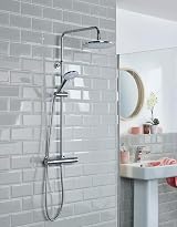 Bristan BUZ2 C Buzz Safety Touch Rigid Riser Shower Chrome view 2