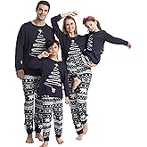 BCNZOO Family Christmas Pajamas Matching sets,Matching Christmas Pajamas Set for family,Womens Sleepwear, Xmas PJS Set