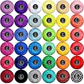 Crochet Thread Cotton Yarn Threads Balls 35 Balls Popular Rainbow Colors of Size 5 Crochet Thread 100% Long Staple Cotton Mercerized Cotton