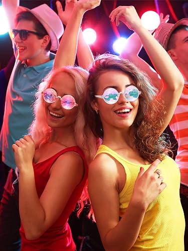 3 Pieces Festival Kaleidoscope Rave Glasses Goggles Kaleidoscope Diffraction 3 Pieces Festival Kaleidoscope Rave Glasses Goggles  main image 4
