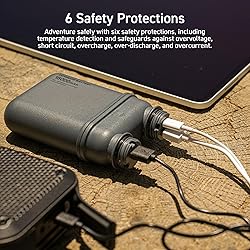 ELECOM NESTOUT Rugged Power Bank, 5000mAh Outdoor