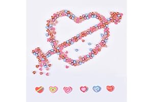 QDXATIVP 300PCS Mini Cute Pencil Erasers for Kids,Heart-Shaped Erasers Bulk for Valentine's Day Gift Back to School Gift (Heart-Shaped, Small)