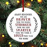 GAUDORA Christmas Inspirational Gifts for Women - Ceramic Christmas Ornaments 2025 for Tree Decorations - Appreciation Gifts for Coworkers Boss Lady Nurse Teachers, Stocking Stuffers for Women Men