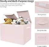 GRANNY SAYS Large Toy Storage Box with Lid Pink 62.5x32.5x39.5 cm view 3