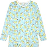 Little Sleepies Men's Pajama T-Shirt, Soft Viscose from Bamboo PJ Top for Family Matching Mens Pajamas Set, Long Sleeve Top