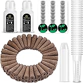 Growell Seed Pod Kit for Aerogarden, 182 Pcs Grow Anything Kit for Hydroponics Growing System, Hydroponics Supplies with 60 Grow Sponges, 30 Grow Baskets, Plant Food A&B, 30 Grow Domes, 60 Pod Labels