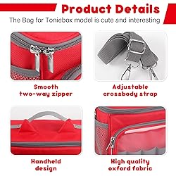 Sun3drucker Carrying Case for Toniebox 2/1,Carrying