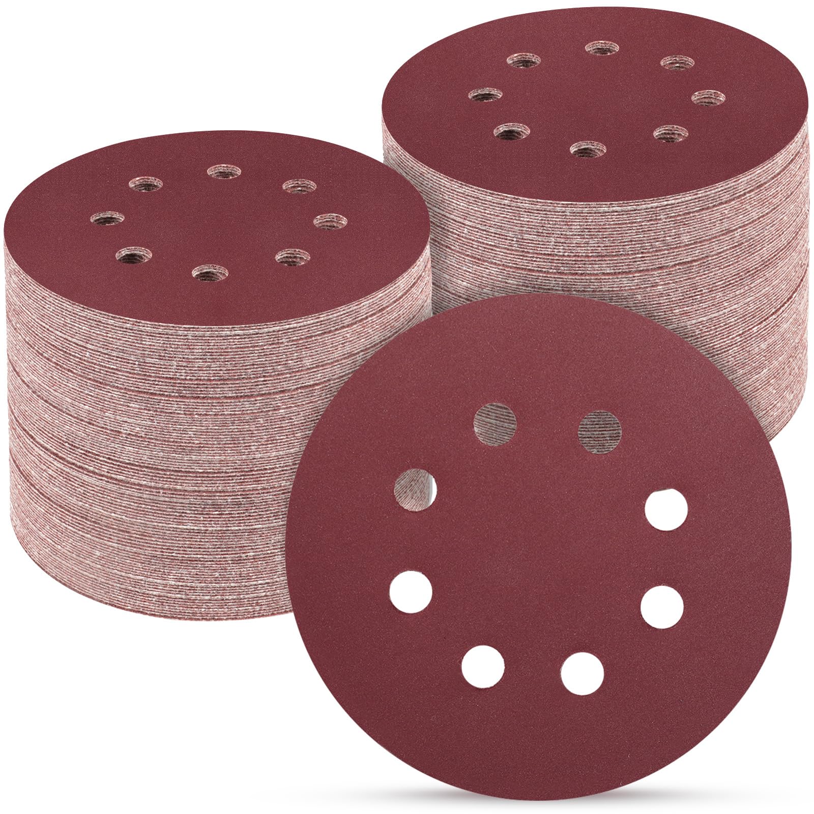 POTUINOM 100 PCS 5 Inch Sanding Discs 600