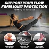 KK Yoga Mat 15mm Thick NBR Non-Slip with Carry Strap Black Blue Purple view 3