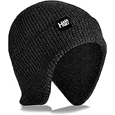 HASAGEI Ear Protection Beanie Hats for Men & Women - Warm Winter Knit Hats for Outdoor Hiking, Skiing, Running, Dog Walking