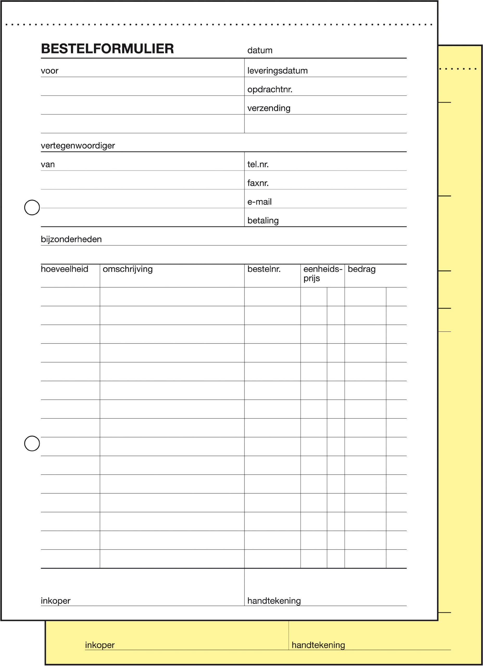 Sigel Expres 43011 Best Elfo Rmulier, Dutch Application Forms A5 2 x 50 Sheets