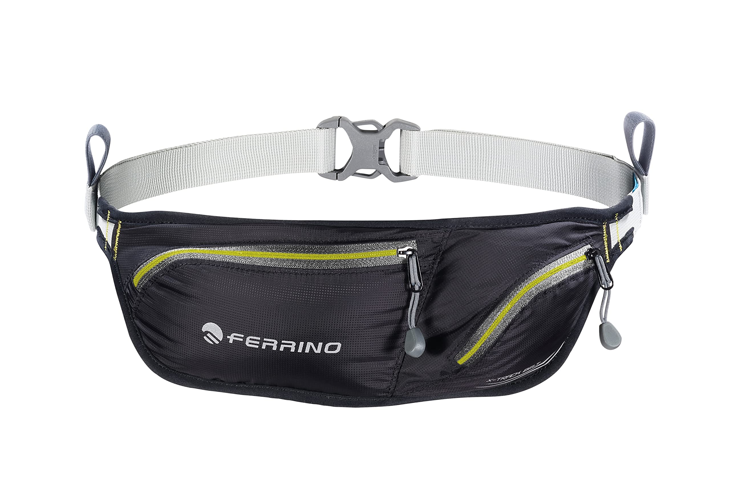 Ferrino Unisex's X-Flat Waist Bag, Black, One Size