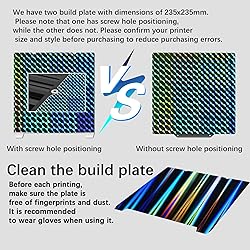 Wefuit K1 K1C H1H Build Plate 235x235mm 3D Printer