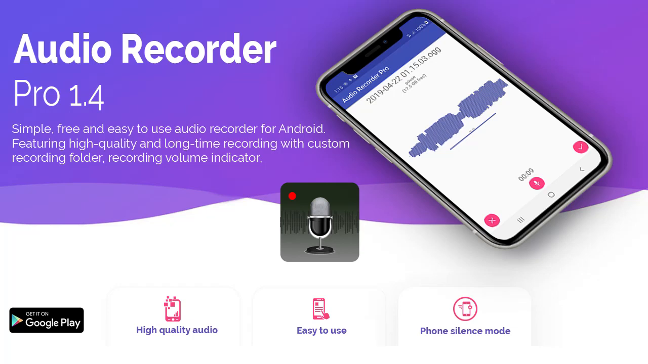 Audio Recorder Pro-Amazonアプリストアのアプリ