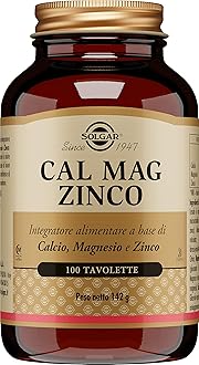 Solgar Calcium Magnesium Plus Zinc 100 tablets