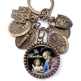 St. Matthias Keychain, Necklace or Clip, Patron Saint, Catholic Confirmation Gift