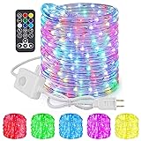 Afirst RGB Rope Lights Outdoor 18FT - Remote