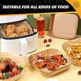 Colozee Air Fryer Liners for Chefman 3.75L Non-Stick Parchment Paper 6.3in view 8