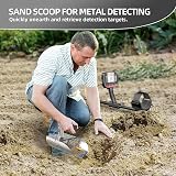 DR.ÖTEK Stainless Steel Sand Scoop Shovel for Metal Detecting Beach Treasure view 5