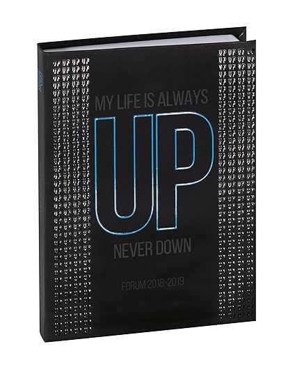 Exacompta – 1 Tageskalender Forum Lifestyle UP – 12 x 17 cm – August 2018 bis Juli 2019