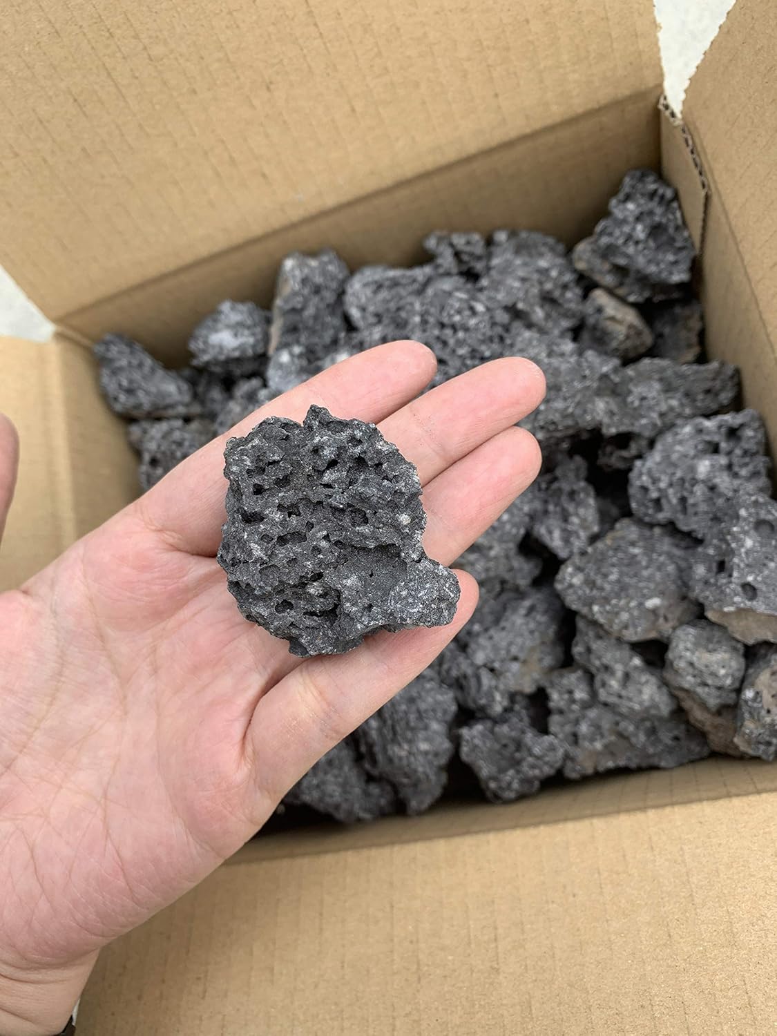 Amazon 溶岩砂利 高濾過 2キロ 40 黒 水槽 レイアウト 石 飾り 花壇 ガーデン アクアリウム 水質改善 アルカリ 4キロ 富士山溶岩石 底床 通販