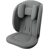 Innokids Stroller Seat Liner Pad with Adjustable Pillow (Light Gray) | Universal Fit Breathable Infant Insert for Baby Strollers Comfort and Support for Newborn to Toddler