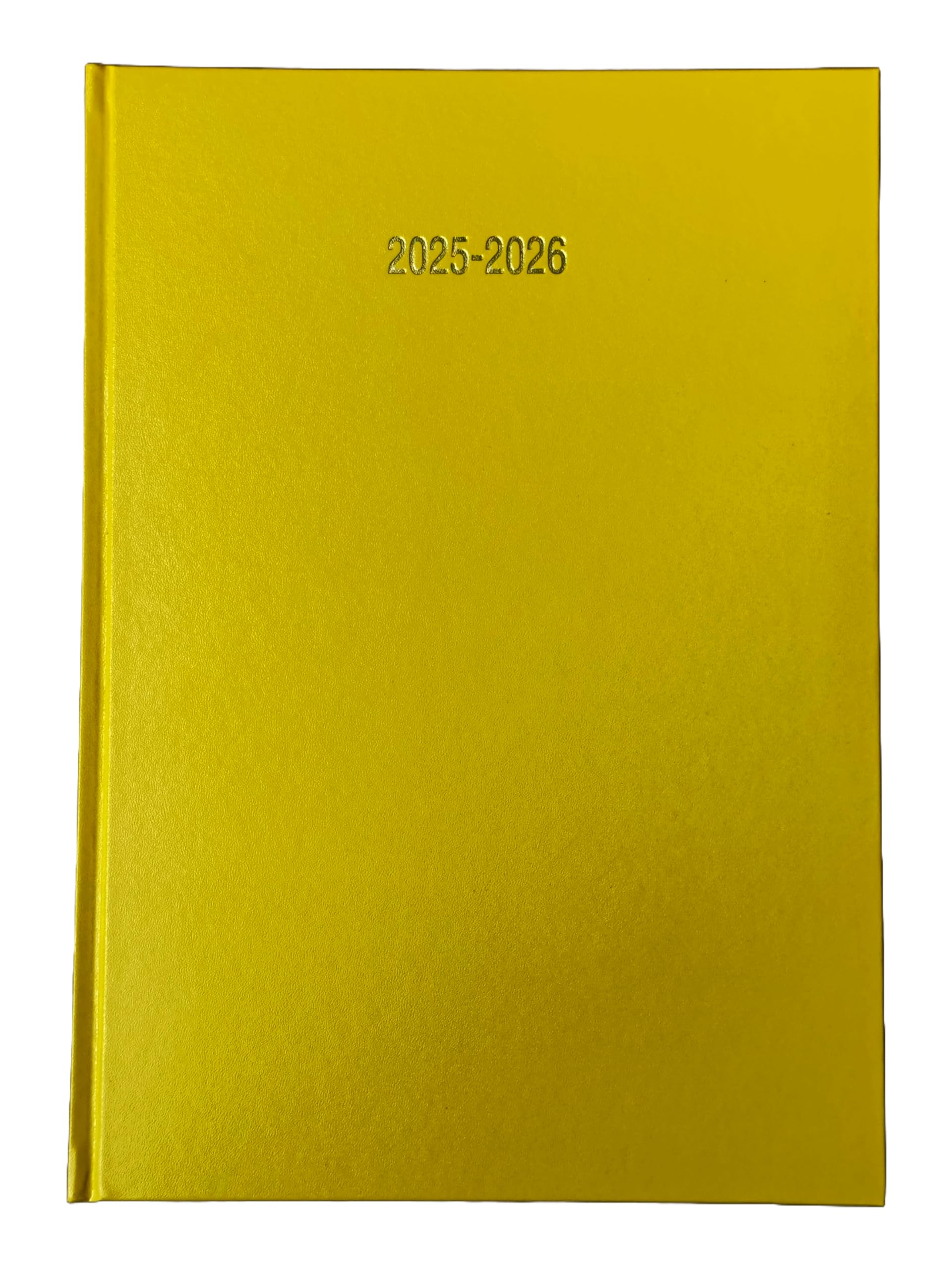 2025-2026 Academic Diary A4 Day to a Page DAP Appointment Mid Year Planner- YELLOW