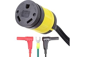 Journeyman-Pro 30A Parallel Cord Connection Kit, for Inverter Generators | 120-125 VAC, 30 AMP - 4000/3750 Watts TT-30R Female Connector RV Ready (TT30R Straight Blade)