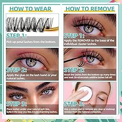 Lash Extension Kit 144Pcs,DIY Individual Lashes