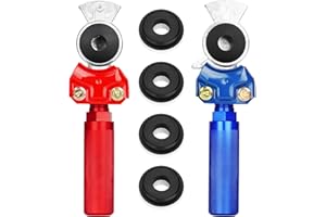 Autsurles Glad Hands Grips with Seals, Glad Hand Extension Handles Set, GladHand Handles Kit for Semi Trailer Truck Tractor, Service & Emergency Air Hose Brake Coupling Gladhands