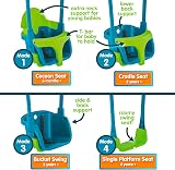 TP Toys Quadpod 4-in-1 Growable Swing Seat Green 6 Months to 8 Years view 3
