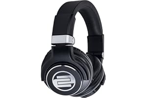 Reloop AMS-RHP-15 Professional DJ Headphones, Closed Construction, 50mm Drivers