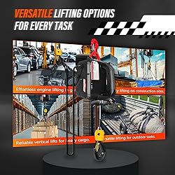 YATOINTO 3 in 1 Electric Hoist Winch, 1100lbs
