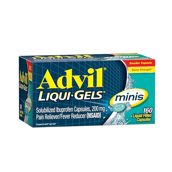 ADVIL LIQUI-GELS MINIS PAIN RELIEVER AND FEVER REDUCER,...