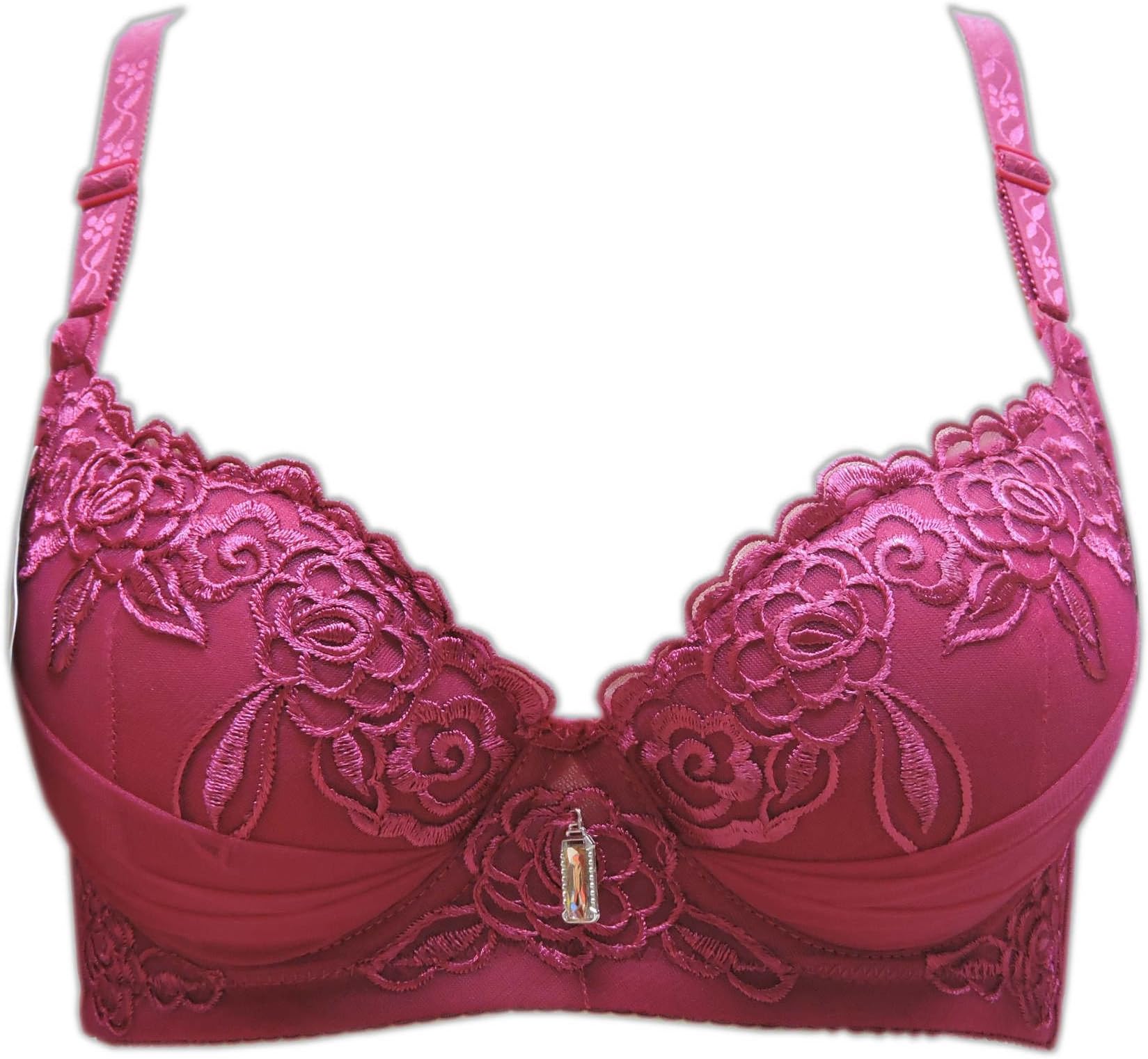 KOMTOP New Womens Push up Padded Support Bra Large size Brassiere Underwire Lingerie