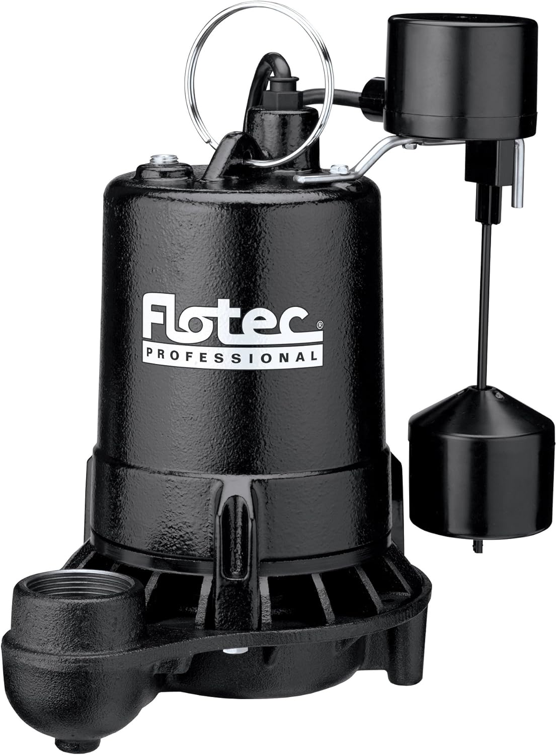 Flotec E75VLT Professional Submersible Sump Pump With Vertical Float Switch, 5280 Gph, 3/4 Hp