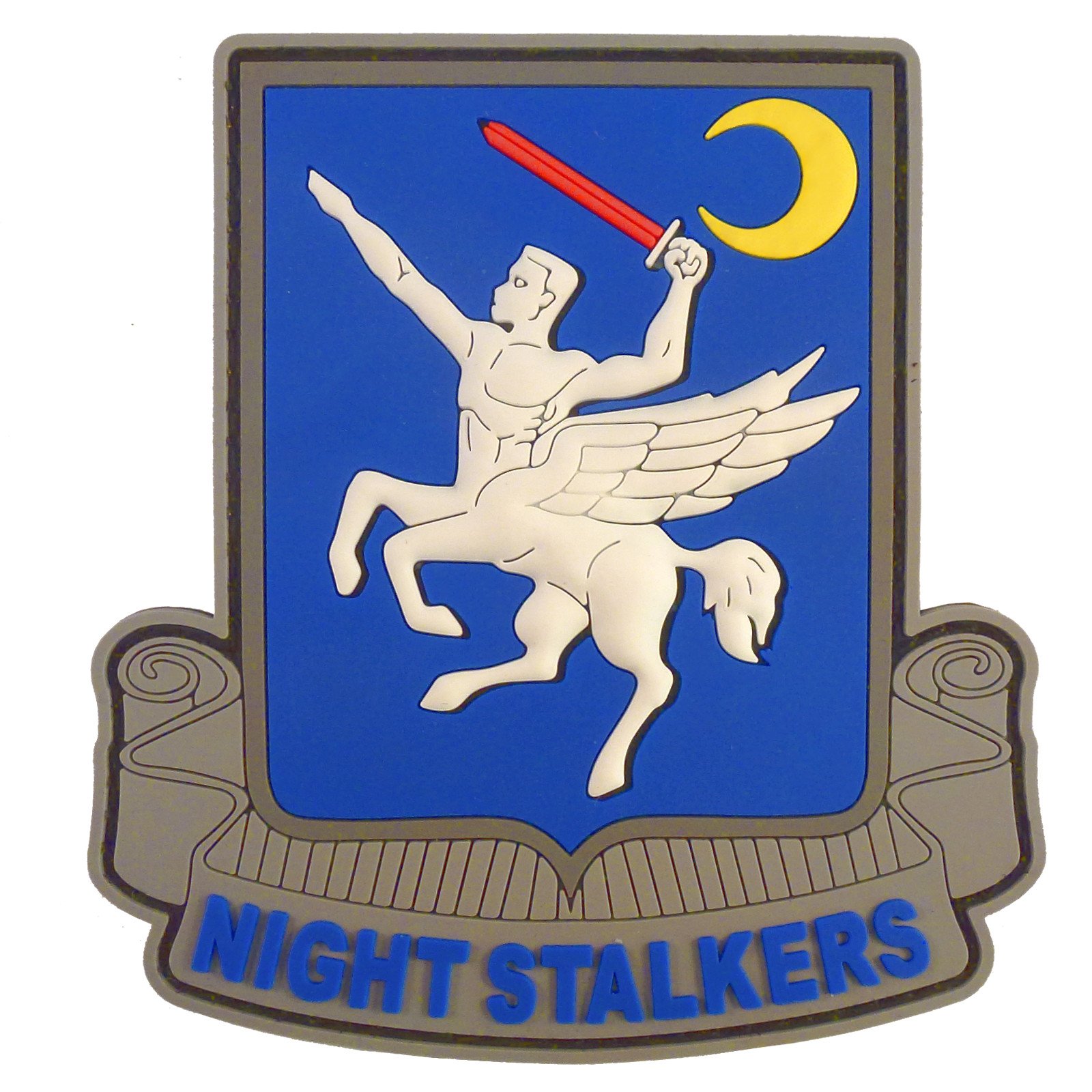 160th SOAR Night Stalkers Airborne Regiment Operation Red Wings PVC Rubber 3D Touch Fastener Patch